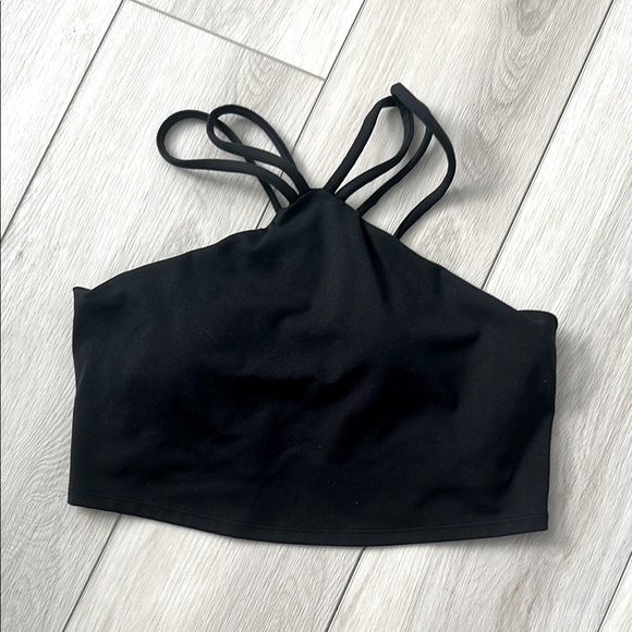 Gilly Hicks Other - Gilly Hicks Halter Neck Black Sports Bra L NWOT